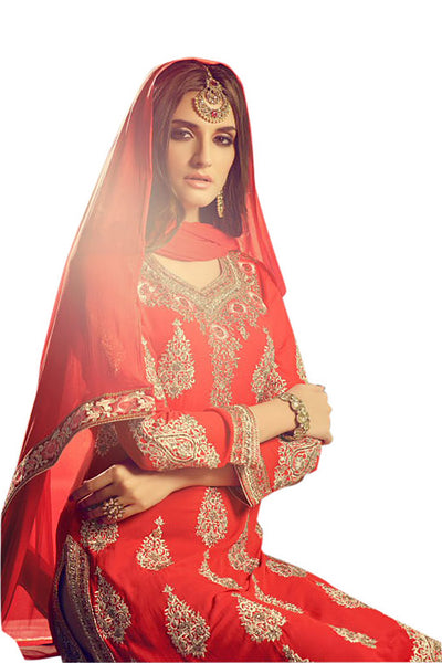 red-straight-cut-pakistani-suit-in-georgette