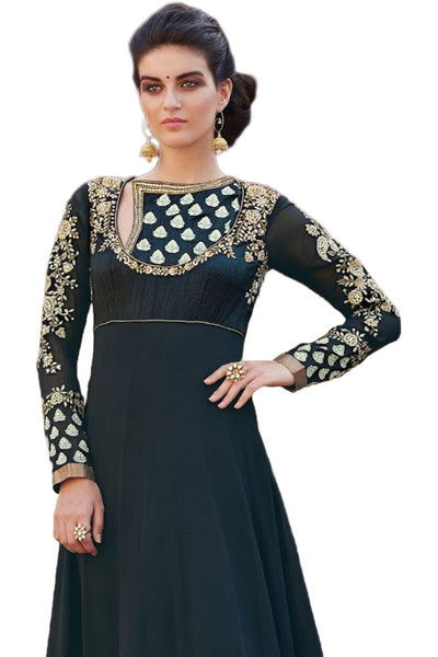 black-embroided-anarkali-suit-in-mixed-silk