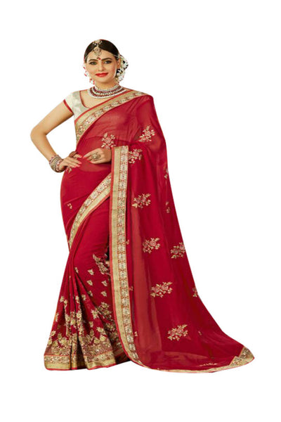red-embroidered-saree-in-georgette-2