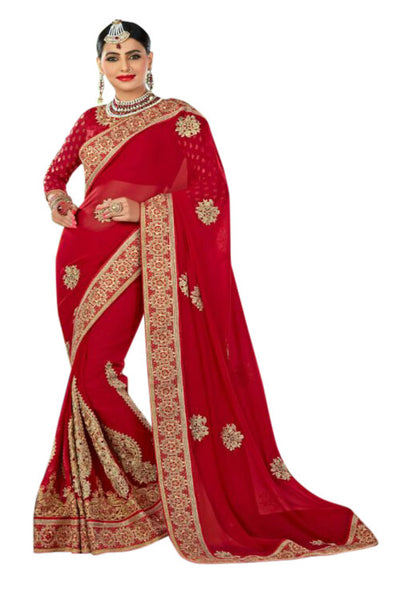 red-embroidered-saree-in-georgette-4