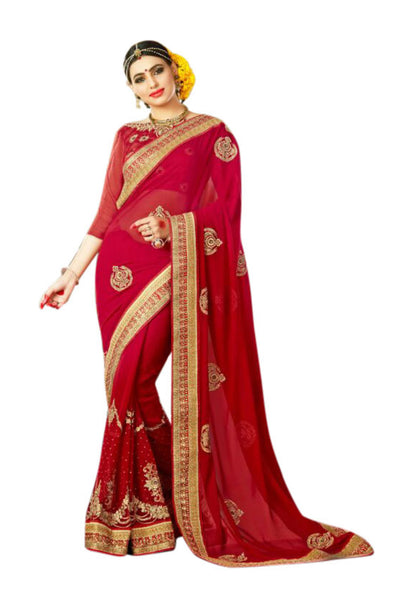 red-embroidered-saree-in-georgette-5